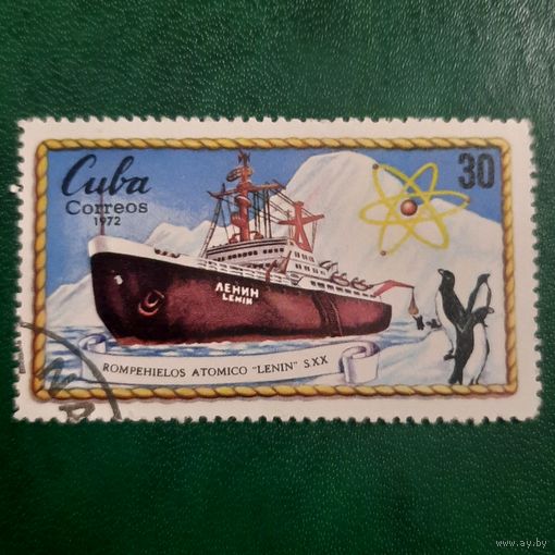 Куба 1972. Советский атомоход Ленин. Полная серия
