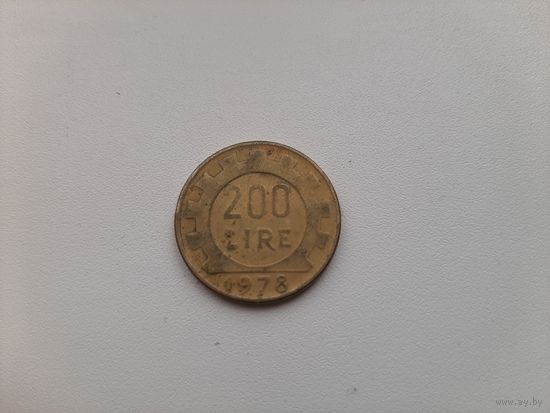 Италия 200 лир 1978