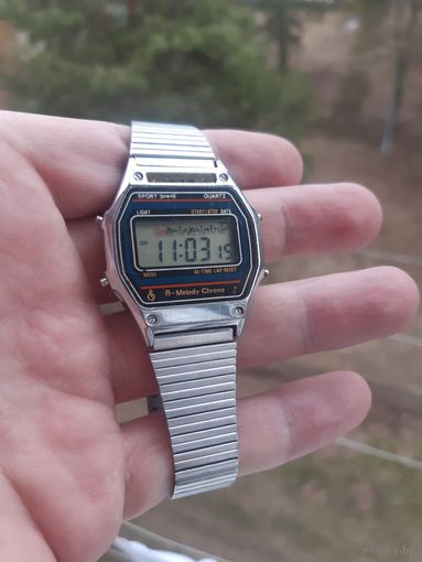 Часы. KESSEL-MONTANA. SPORT QUARTZ. DESIGN IN U.S.A. +Браслет(оригинал) 80-е годы.
