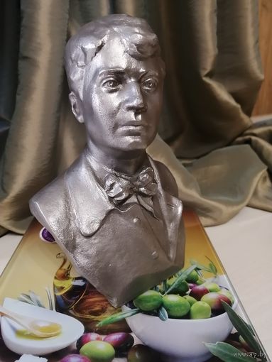 Бюст С. Есенин. Силумин 16см
