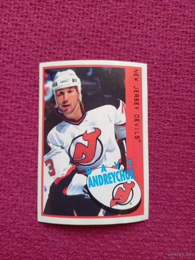 Наклейка НХЛ хоккей 97-98 номер 71 / NHL Hockey 97-98 71