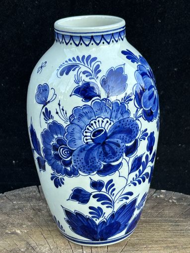 Винтажная ваза Delft Голландия