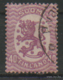 Финл. республика. С. 73. 1917. Стандарт 40пен. ГаШ.
