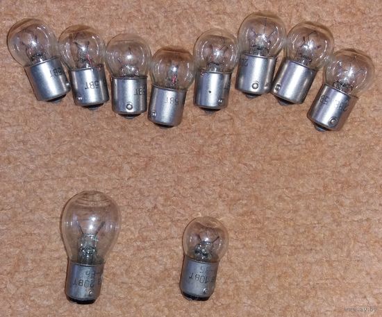 Лампы двухконтактные 28V 20W, 28V 10W, 28V 5W