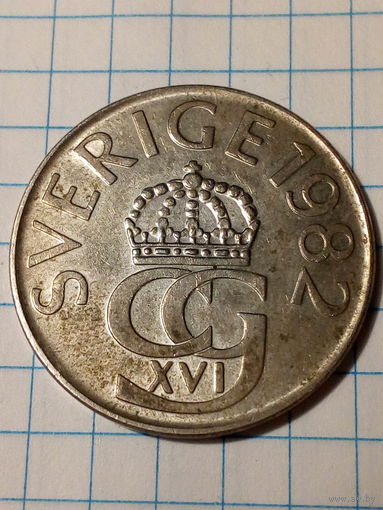 5 крон Швеция 1982 год