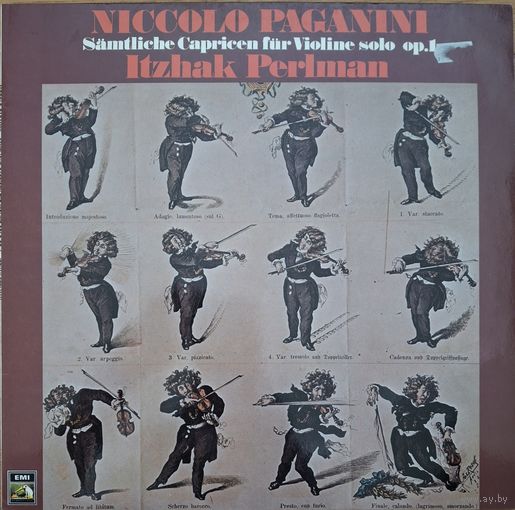 Niccolo Paganini – Itzhak Perlman – Samtliche Capricen Fur Violine Solo Op. 1