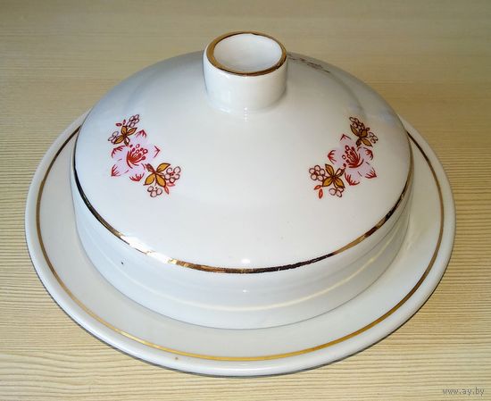 Маслёнка,фарфор, МФЗ, СССР
