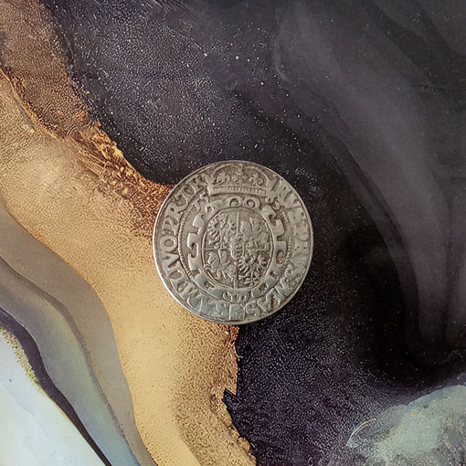 КОПИЯ пол талера 1583 г Стефан Баторий ( 1576 - 1586 ) полуталер Олькуш