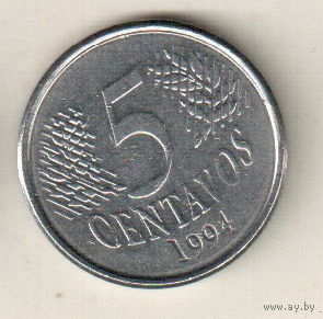 Бразилия 5 сентаво 1994