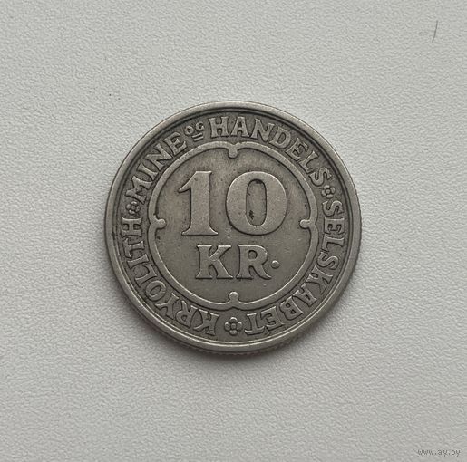 ГРЕНЛАНДИЯ 10 крон 1922 г.