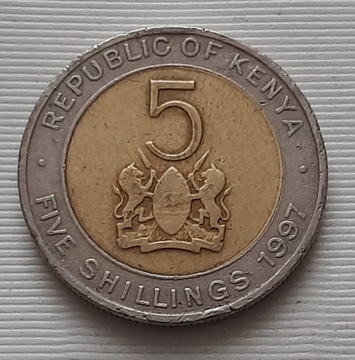 5 шиллингов 1997 г. Кения