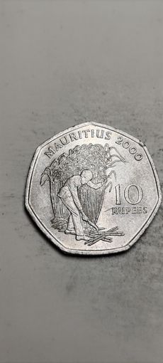 Маврикий 10 рупия 2000