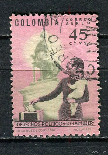 Колумбия - 1963 - Права женщин 45С - [Mi.1042] - 1 марка. Гашеная.  (Лот 43HC)-T4P52