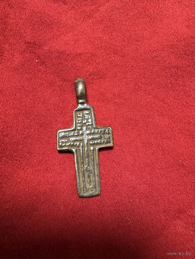 Крестик нательный старинный 11