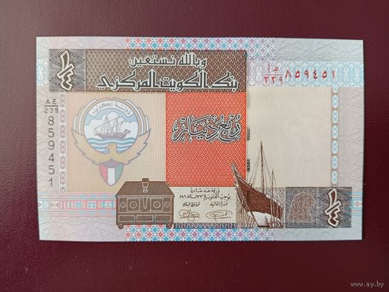 Кувейт 1/4 динара 2012 UNC