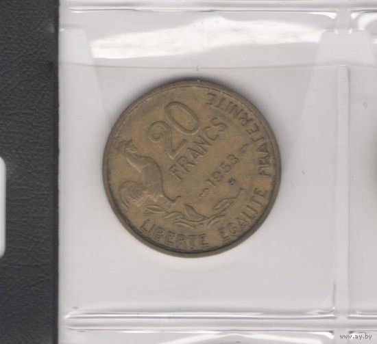 20 франков 1953 В. Возможен обмен