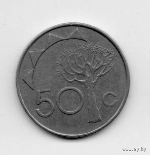 РЕСПУБЛИКА НАМИБИЯ 50 ЦЕНТОВ 1993. ДЕРЕВО