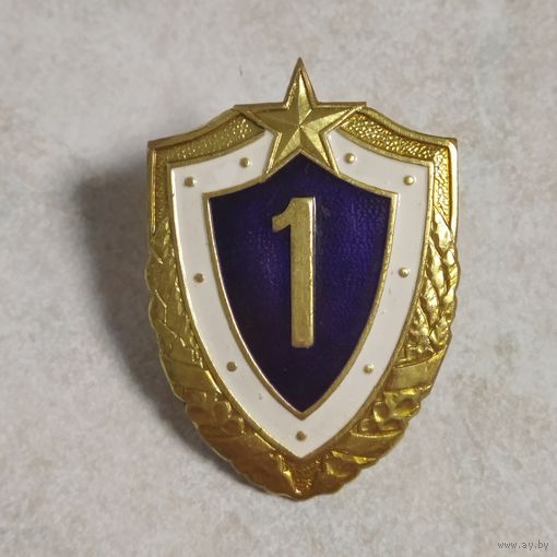 Нагрудный знак. Специалист первого класса. Военнослужащего на солдатской должности.Беларусь.