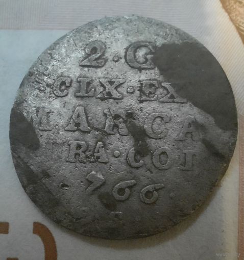 2 гроша 1766