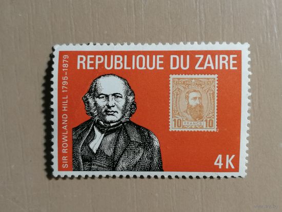 Марка Заир (ДР Конго), 1979 год, годовщина смерти Рональда Хилла
