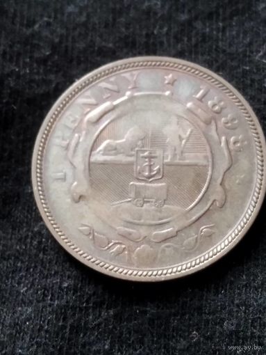 11. Распродажа! Трансвааль (ЮАР) 1 пенни 1898 г. Нечастая!