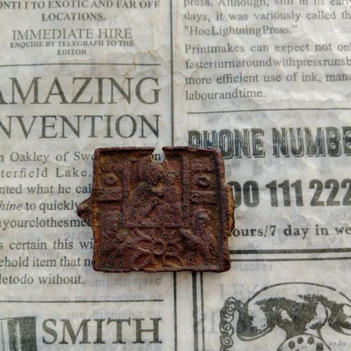 Створка от складня старинная