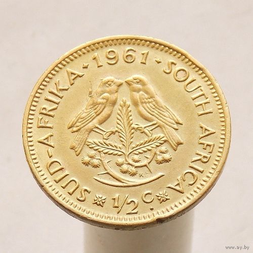 ЮАР 1/2 цента 1961