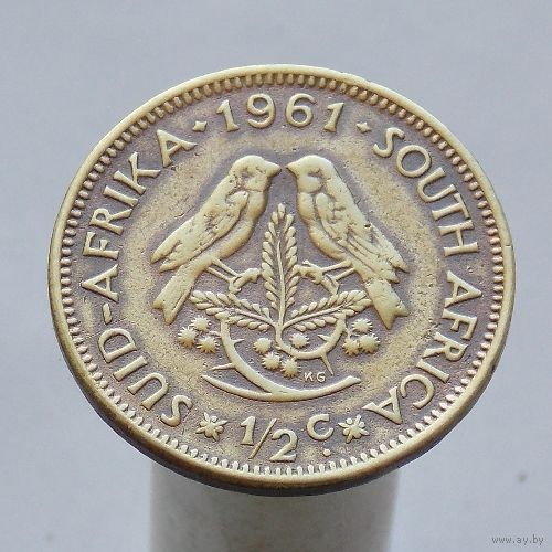 ЮАР 1/2 цента 1961