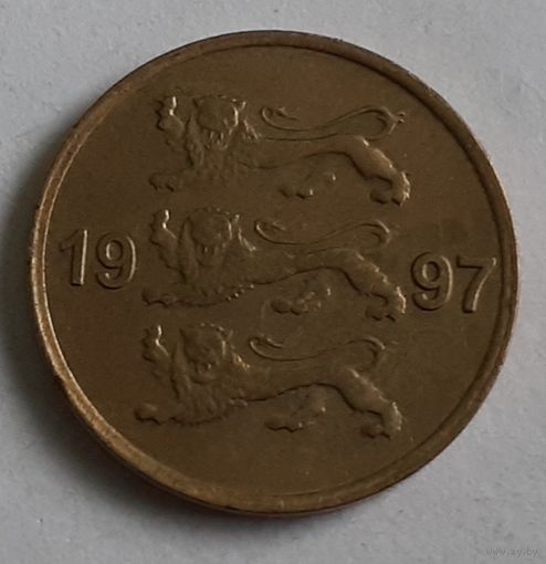 Эстония 10 сентов, 1997 (4-10-6)