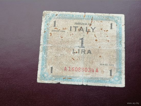 Италия  1 лира 1943