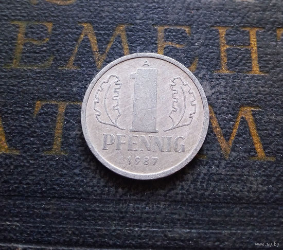 1 пфенниг 1987 (A) Германия ГДР #14