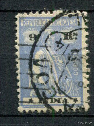Португальские колонии - Индия - 1913/1925 - Жница 9R - (перф. 12:11 1/2) - [Mi.346yC] - 1 марка. Гашеная.  (Лот 116BJ)