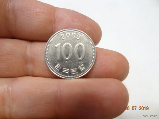 Южная Корея 100 вон
