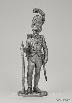 Миниатюра из олова Гренадер Ольденбургского пехотного полка. Дания, 1807-13 гг.,54 мм EK Castings