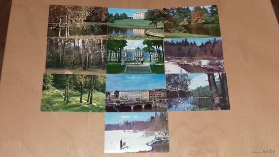 Календарики 1982 Природа. Ленинград. 10 шт. одним лотом