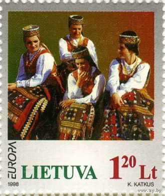 Искусство и архитектура., Музыка, Europa CEPT Литва 1998 **