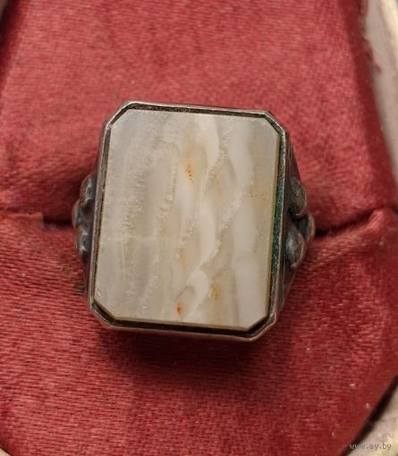 Кольцо ссср натуральный камень клеймоисо звездой распродажа коллекции