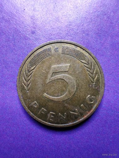 Германия ФРГ 5 пфеннигов 1988 G