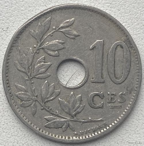 Бельгия 10 сантимов 1921 г. Belgique