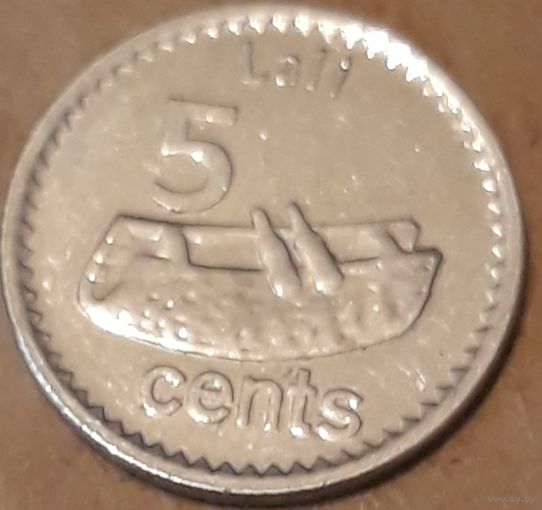 Фиджи 5 центов 2014