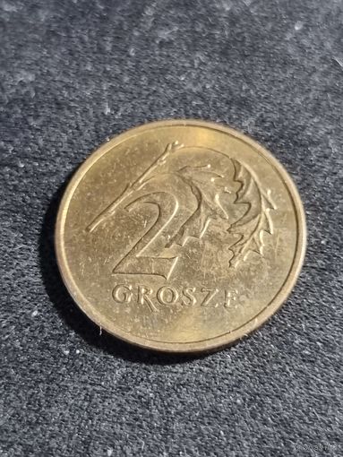 Польша 2 гроша 2000