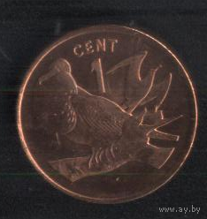 Кирибати 1 цент 1992 г. Состояние новое!!!