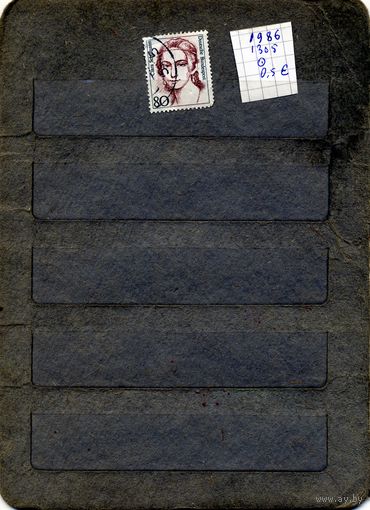 ФРГ, 1986,  ИЗВЕСТНЫЕ ЖЕНЩИНЫ,  1м   гашеная