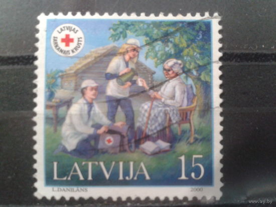 Латвия, 2000. Красный Крест