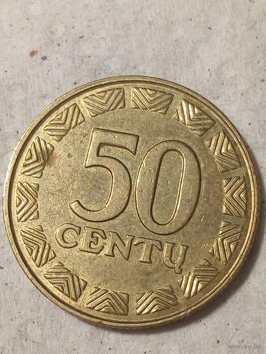 50 центов Литва 2000 год
