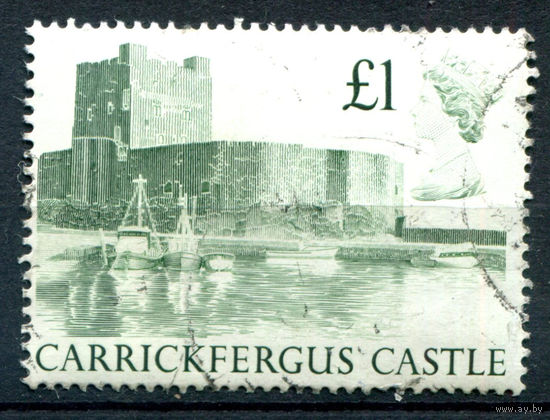 Великобритания - 1988г. - замки, 1 фунт - 1 марка - гашёная [Mi 1174]. #3-GB-97-A-2