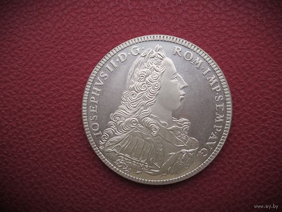 Талер Нюрнберг император Иосиф II 1765 г. (НОВОДЕЛ, СЕРЕБРО)