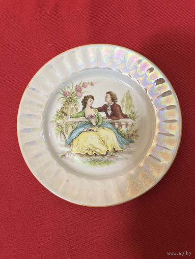 Тарелка декоративная "Пастушка"  175 мм   	ДФЗ