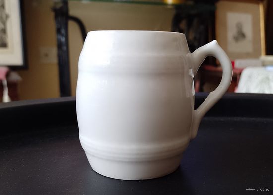 Антикварная чашечка кружка бочонок фарфор нач. XX в.