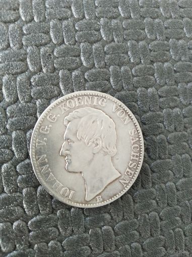Германия 1 таллер саксонии 1866г.( торг, обмен)